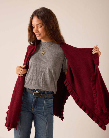 Sabrina Ruffle Wrap, view 2
