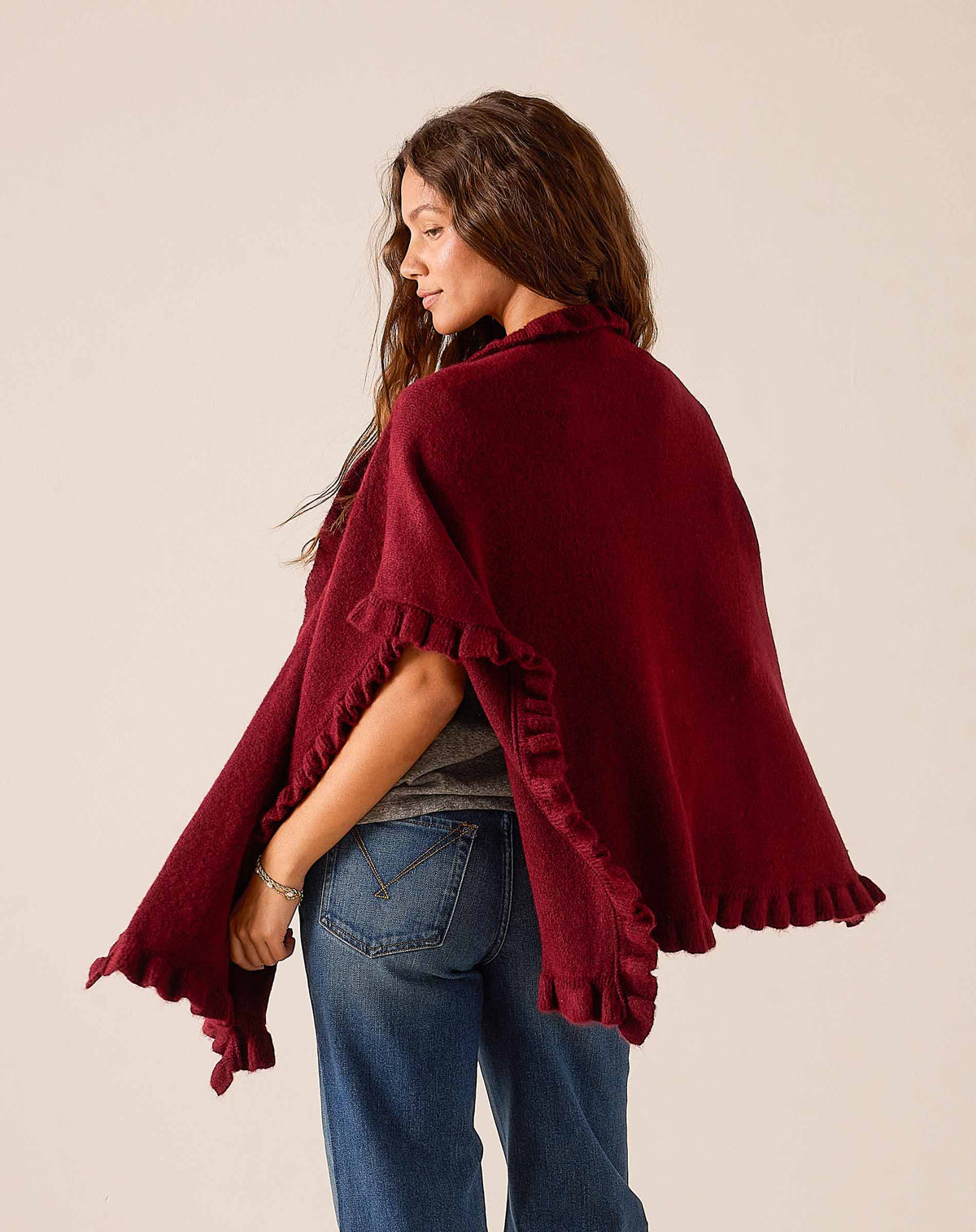 Sabrina Ruffle Wrap