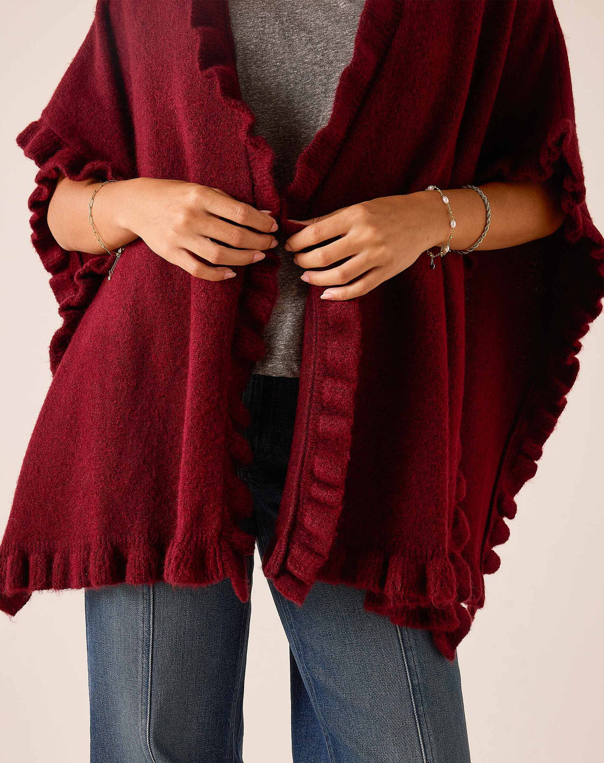 Sabrina Ruffle Wrap