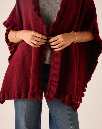 Sabrina Ruffle Wrap, view 4