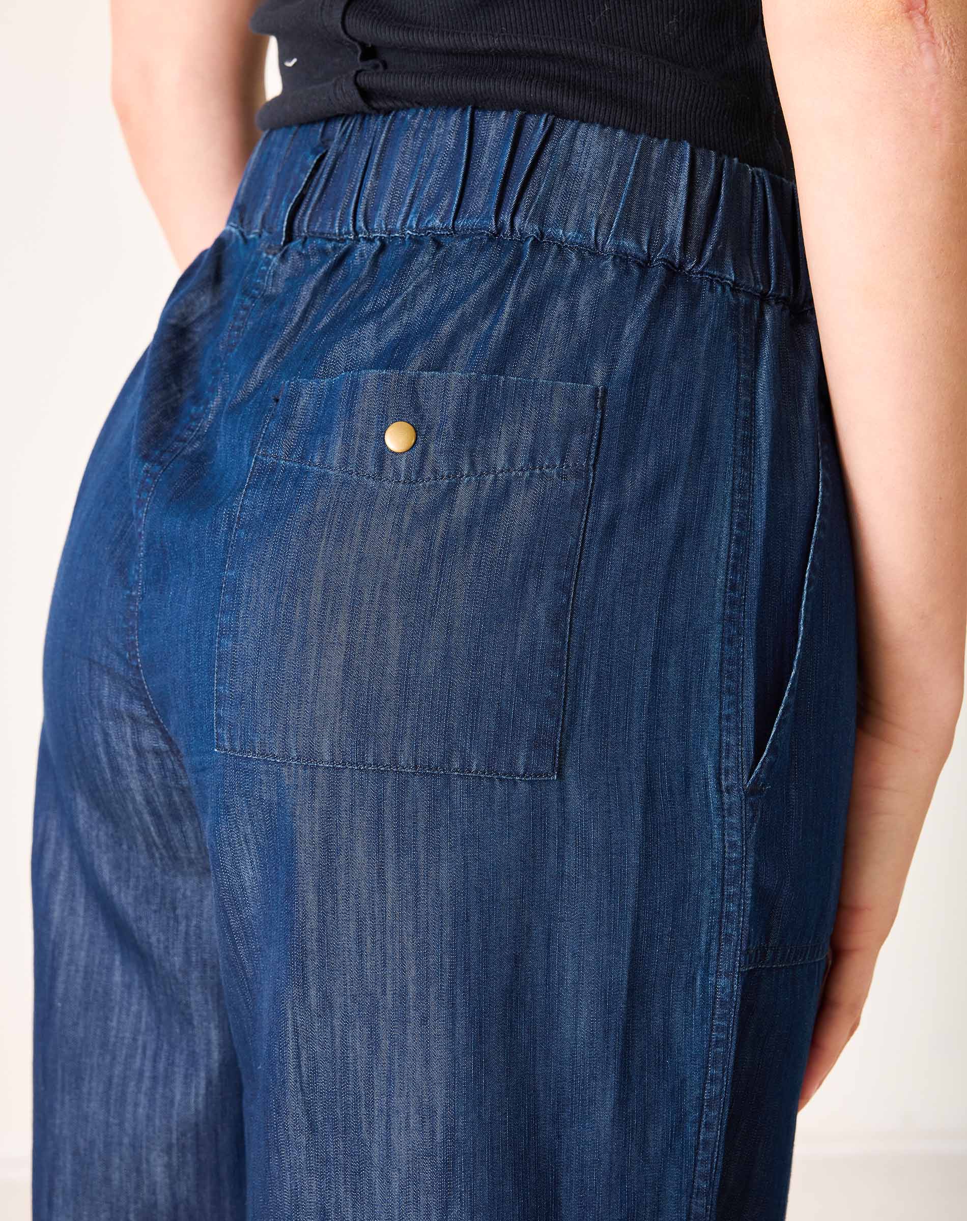 Sammie Wide Leg Pant - Night Rain