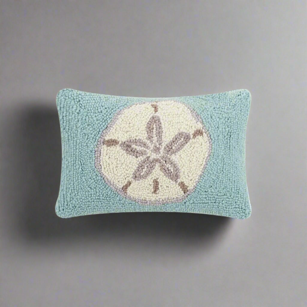 Sand Dollar Hook Pillow - The Riviera Towel Company