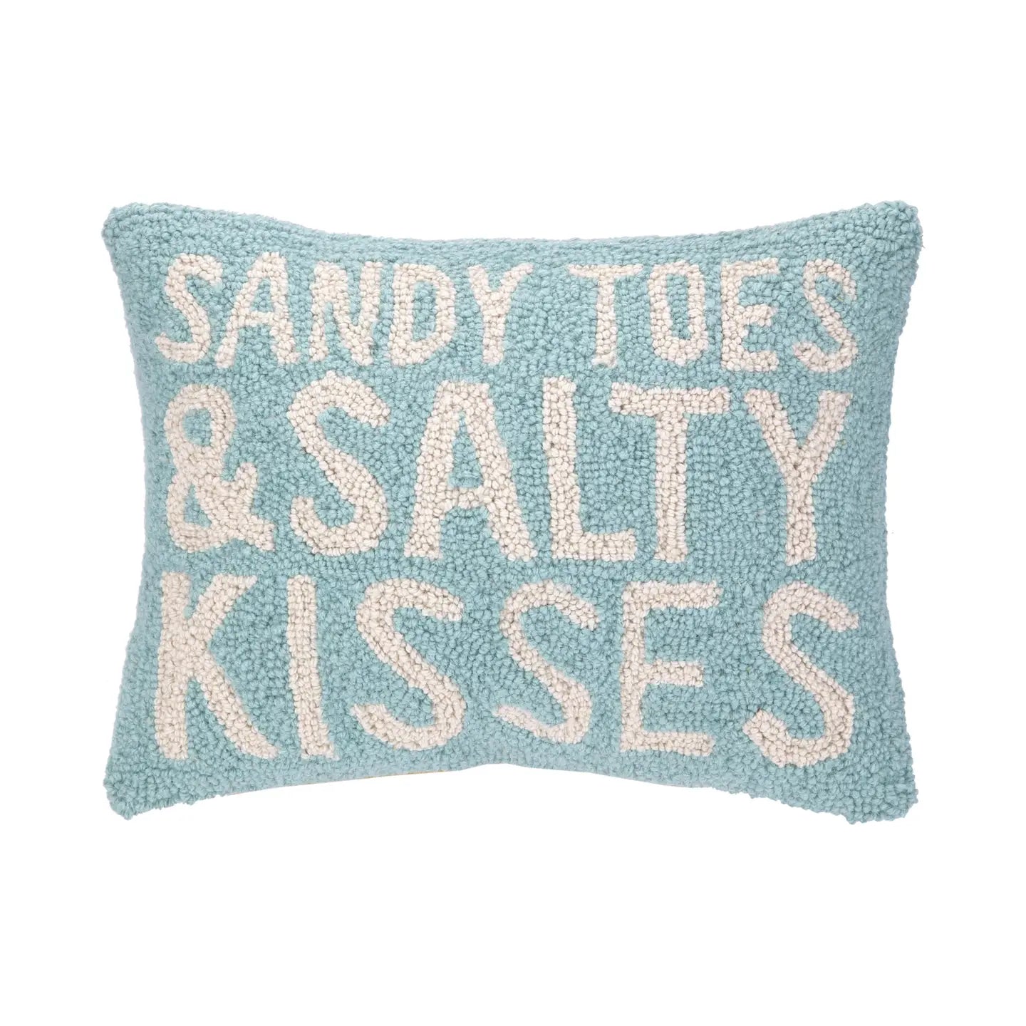 Sandy Toes and Salty Kisses Hook Pillow - The Riviera Towel Company
