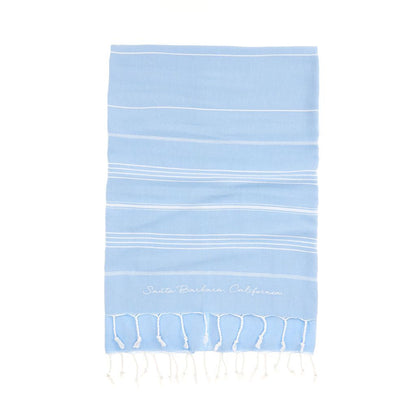Santa Barbara Embroidered Towel - The Riviera Towel Company