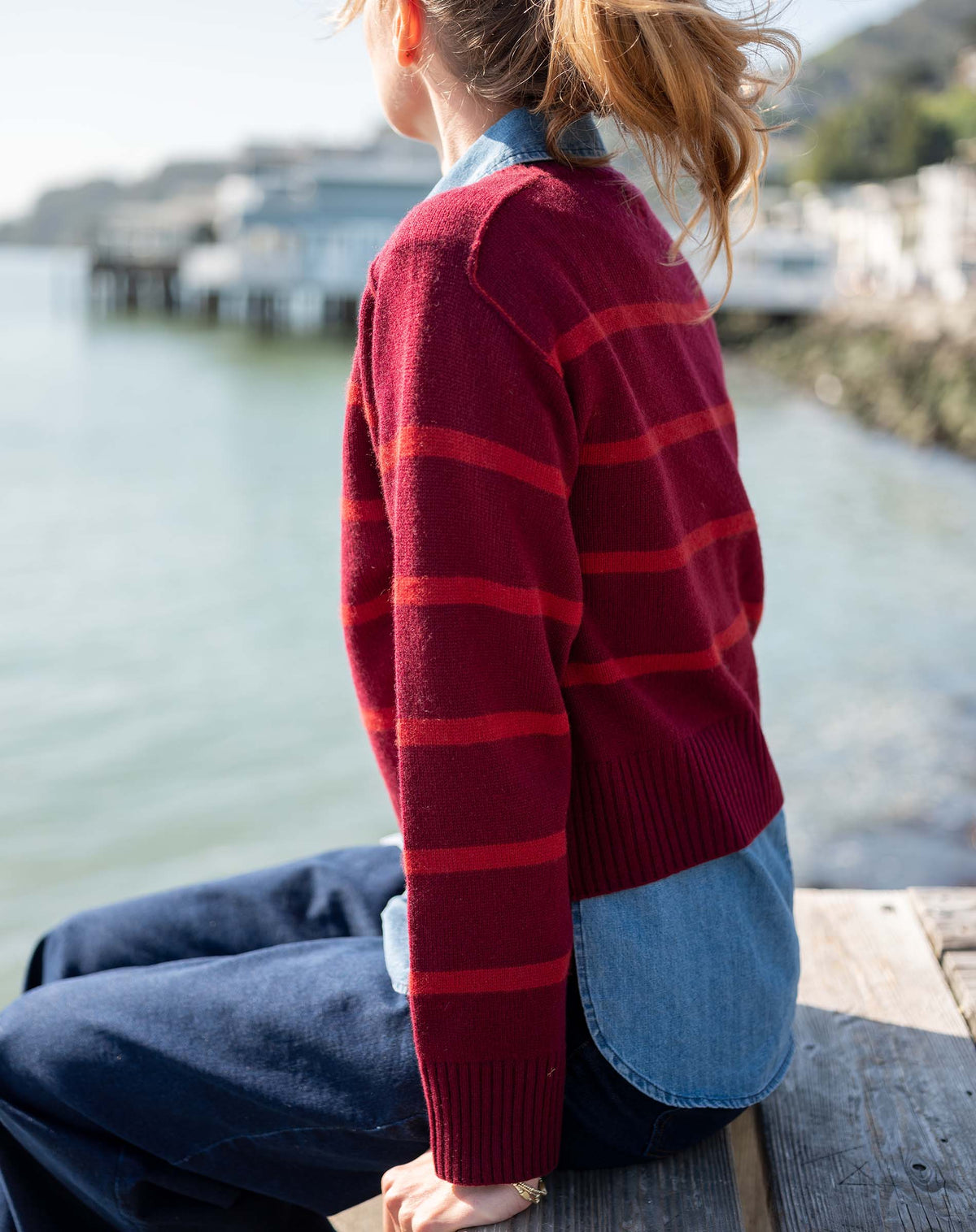 Sausalito Cashmere Sweater, view 3