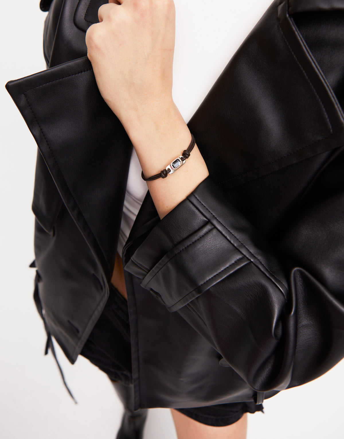 Ser Magnetic Cord Bracelet, view 3
