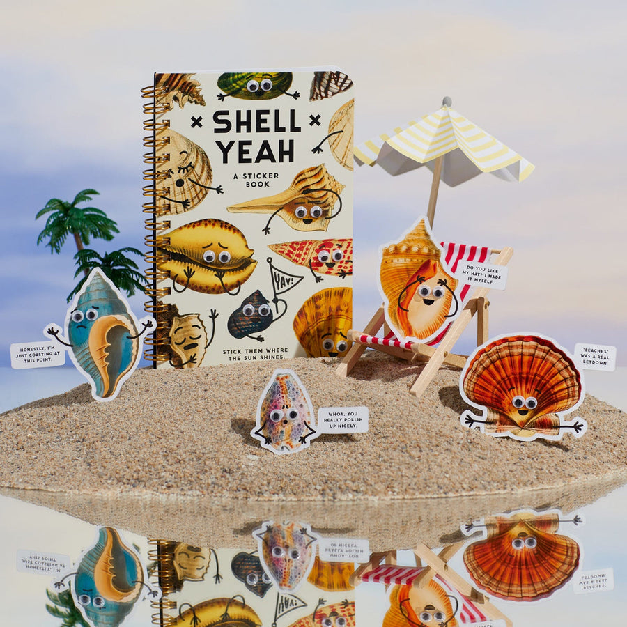 Shell Yeah Sticker Book, view 2, styled