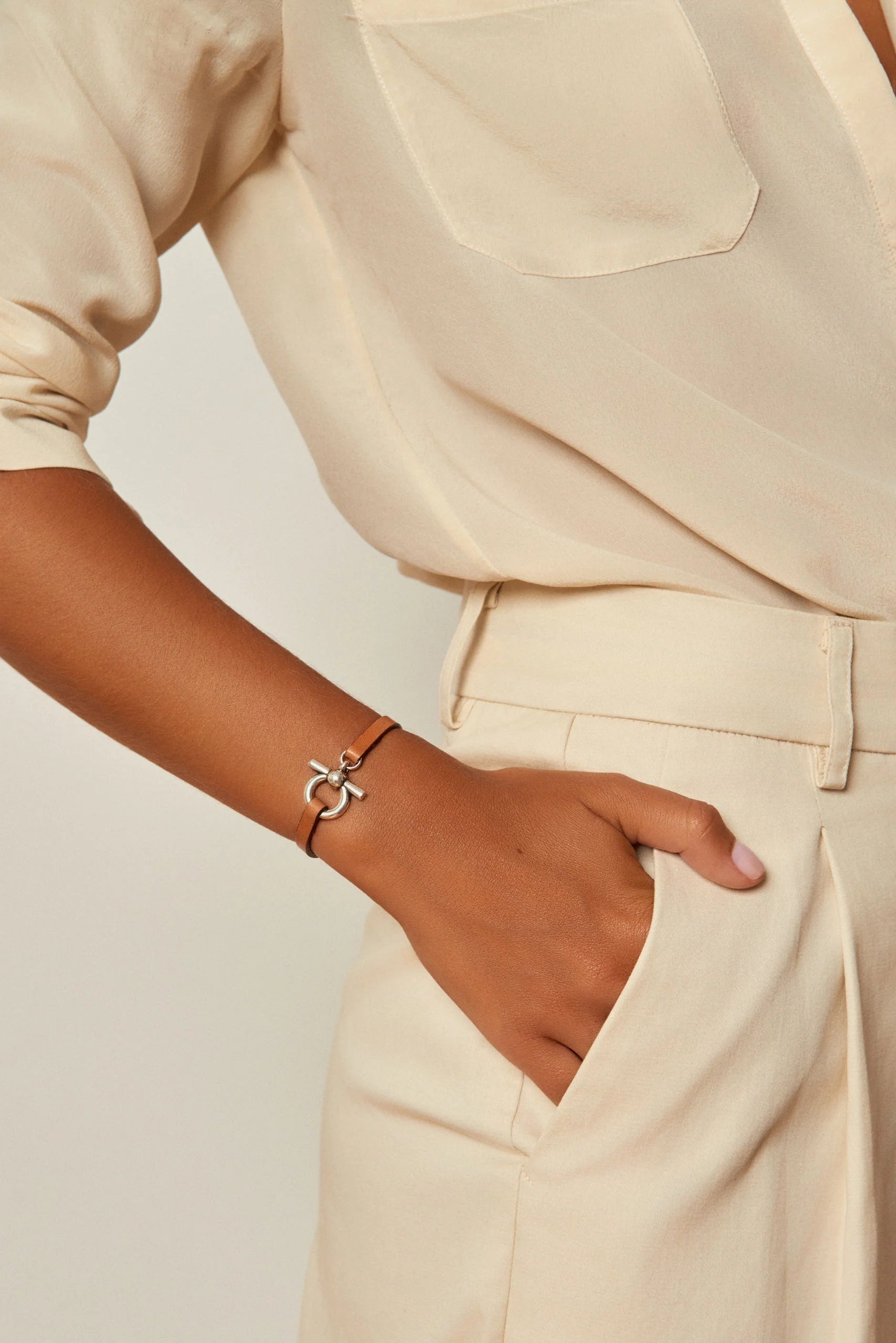 Omega Mini Leather Bracelet