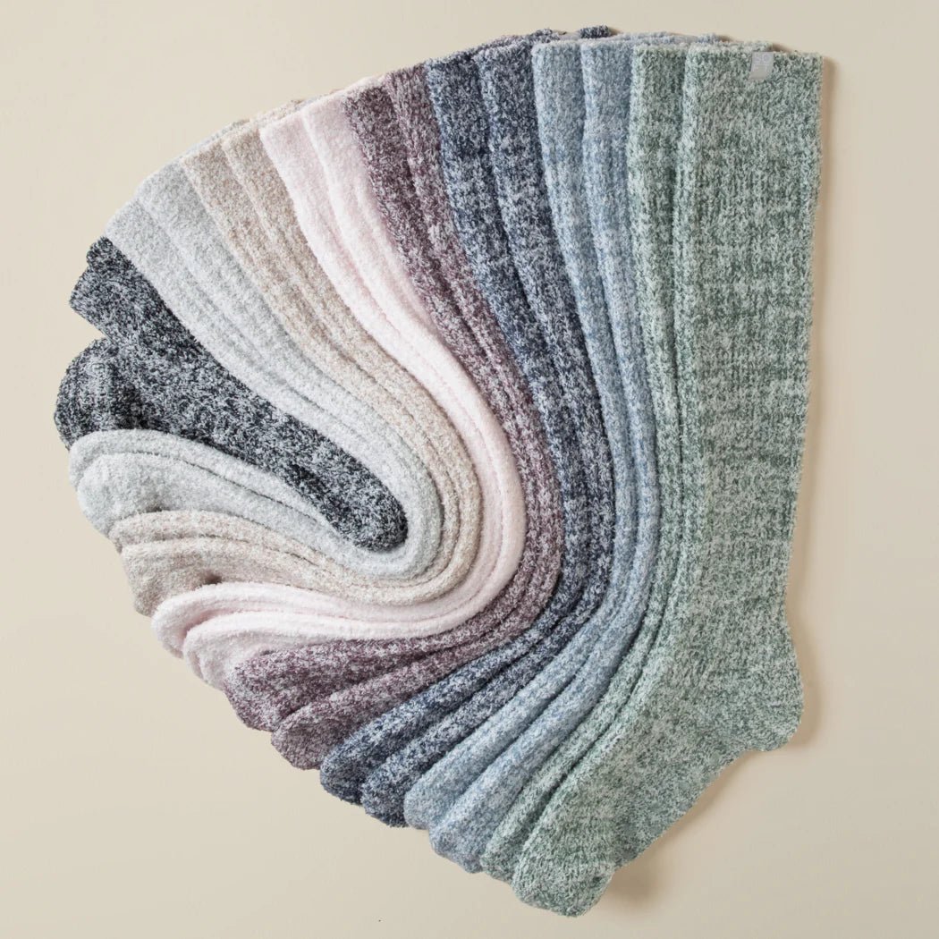 Slouchy Marshmallow Socks - The Riviera Towel Company