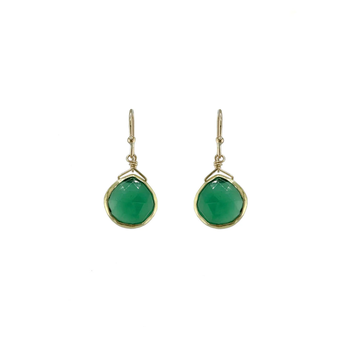 Faceted Drop Earrings