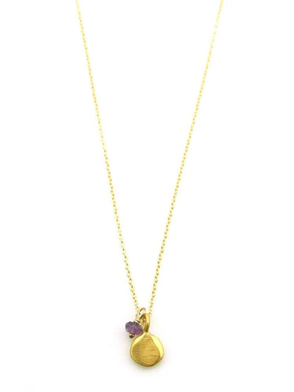 Small Tab w/ Little Emerald Necklace