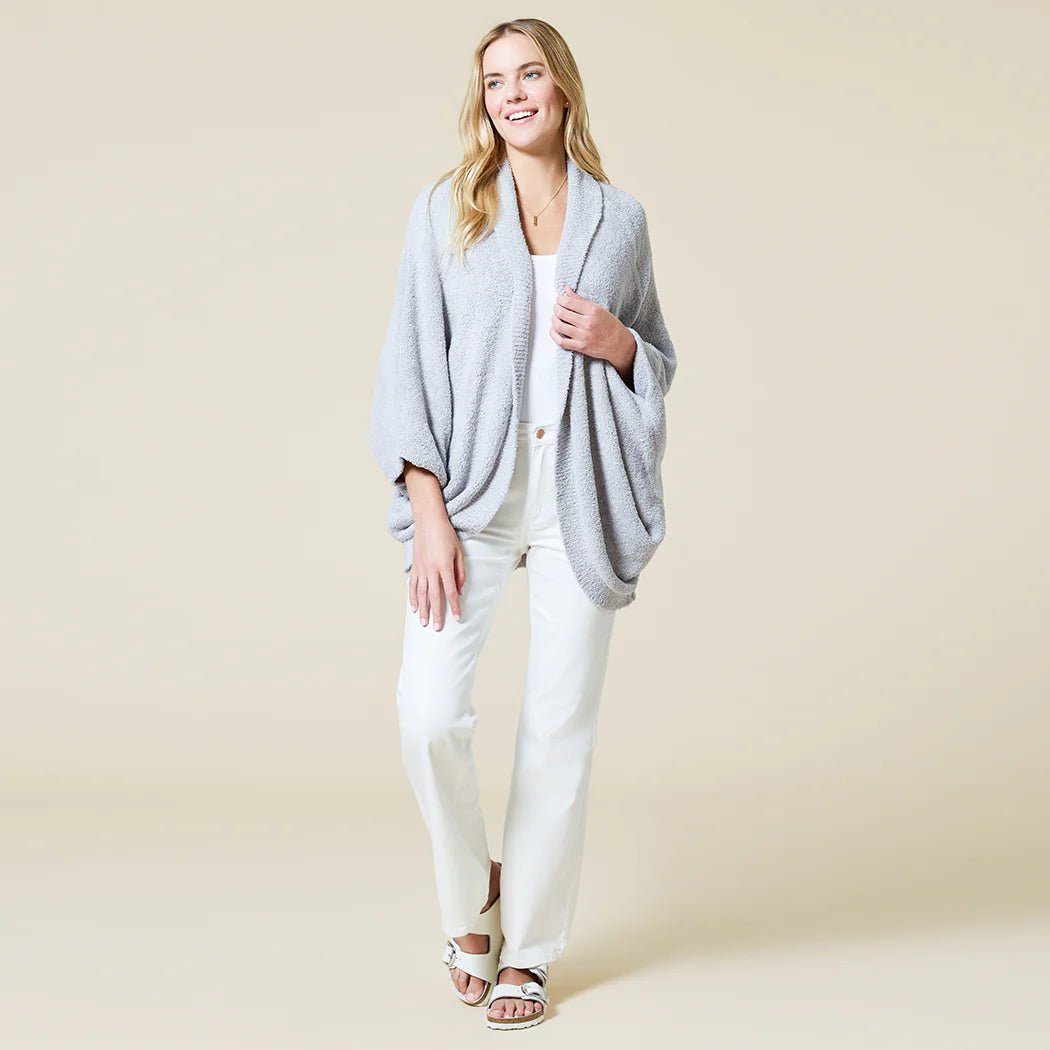 Solid Marshmallow Shrug - The Riviera Towel Company