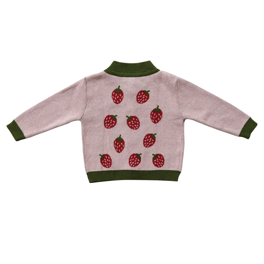 Cotton Knit Baby Sweater