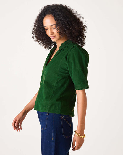 Sweet Clementine V-Neck Top, view 5