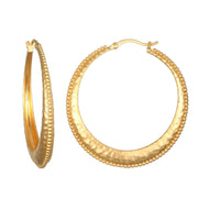 Timeless Beauty Dot Hoop Earrings - The Riviera Towel Company