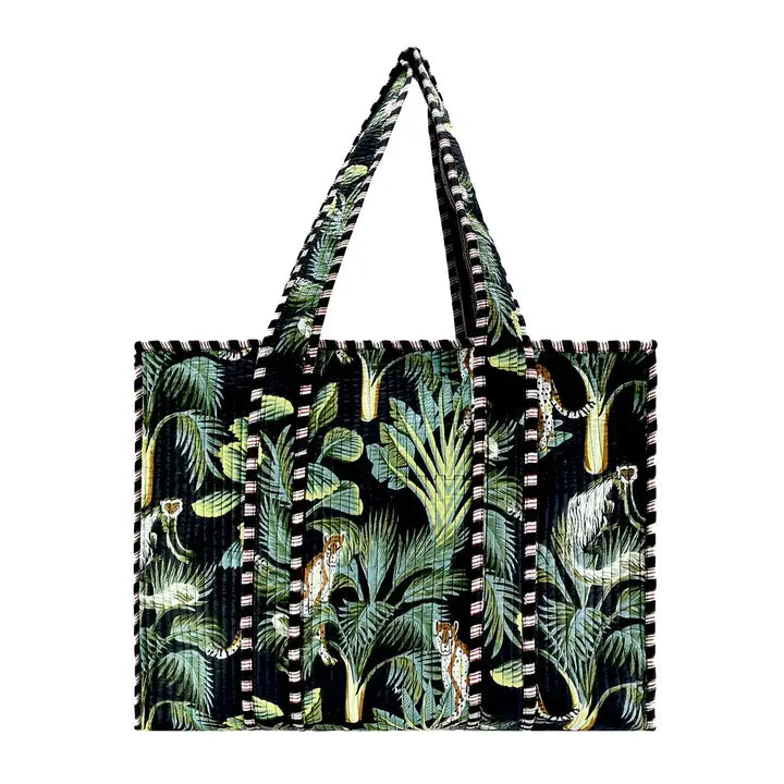 Block Print Tote Bag, view 2