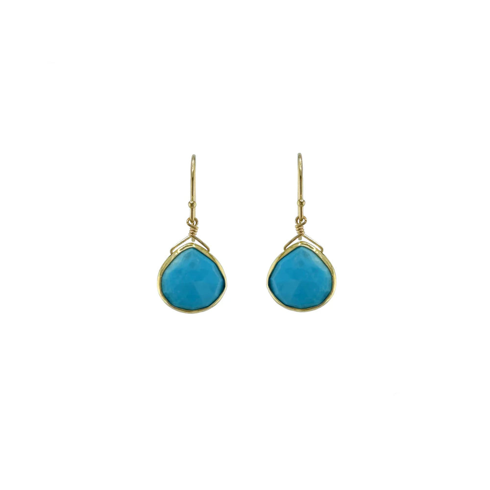 Faceted Drop Earrings