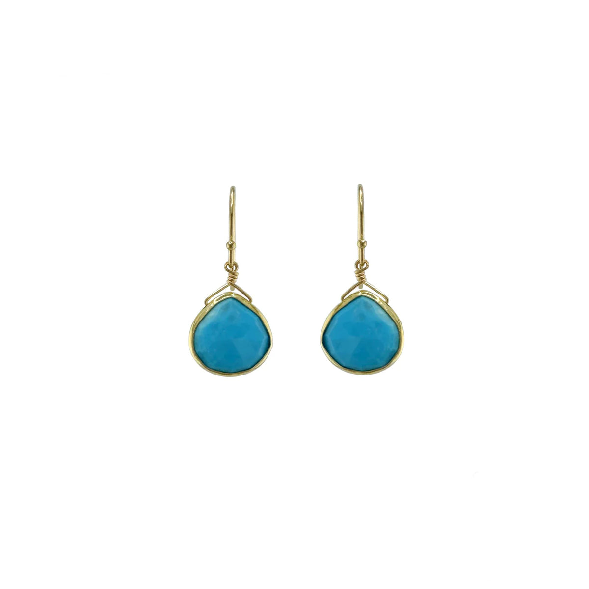 Faceted Drop Earrings, view 3