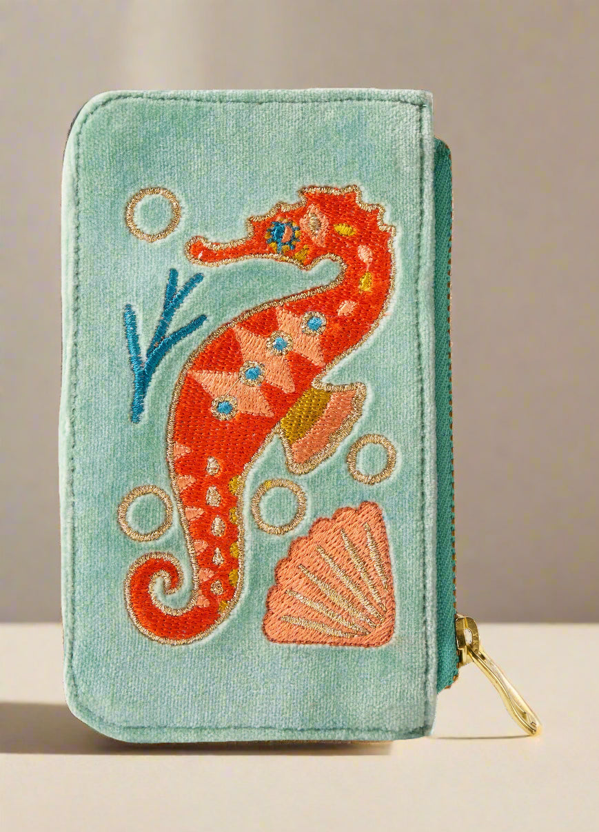 Velvet Card Holder asst