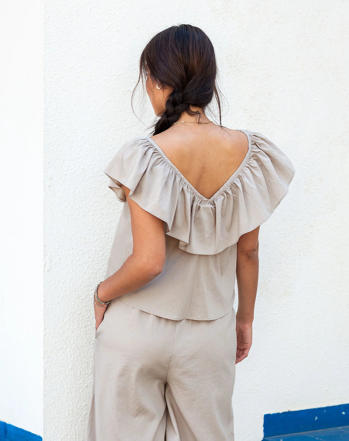 Veranda Ruffle Top, view 3