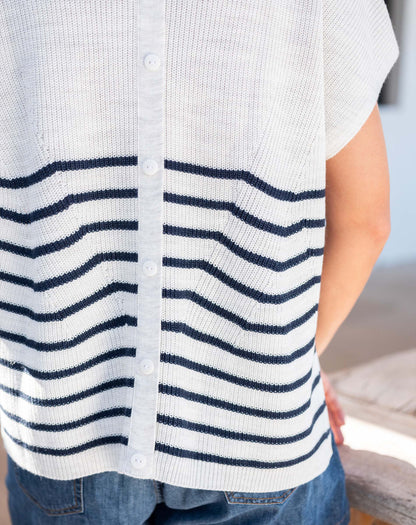 Camden Short Sleeve Sweater, view 2
