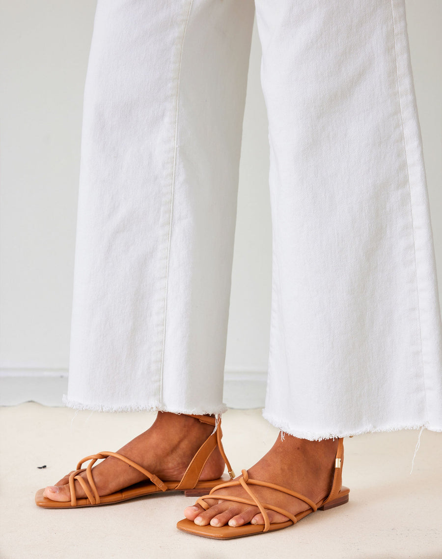 Kate Wide Leg - White Shell, view 2, styled