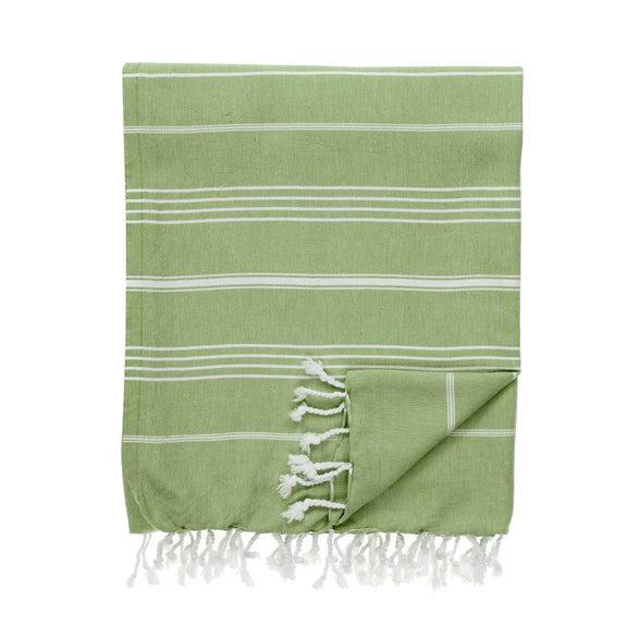 Stylish Turkish Beach Blanket Soft Cotton Classic Stripes Pattern – The ...