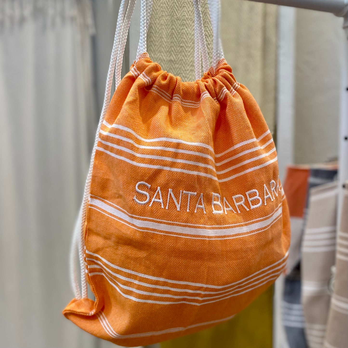 Santa Barbara Essential Drawstring Bag