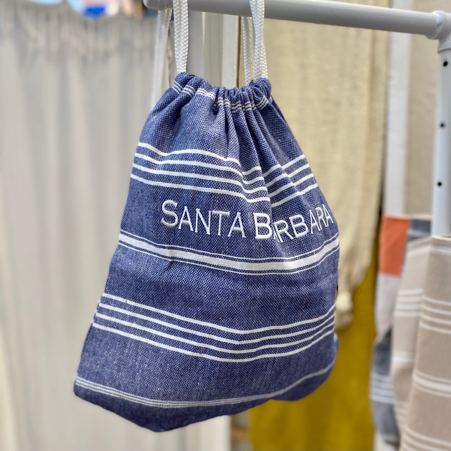 Santa Barbara Essential Drawstring Bag