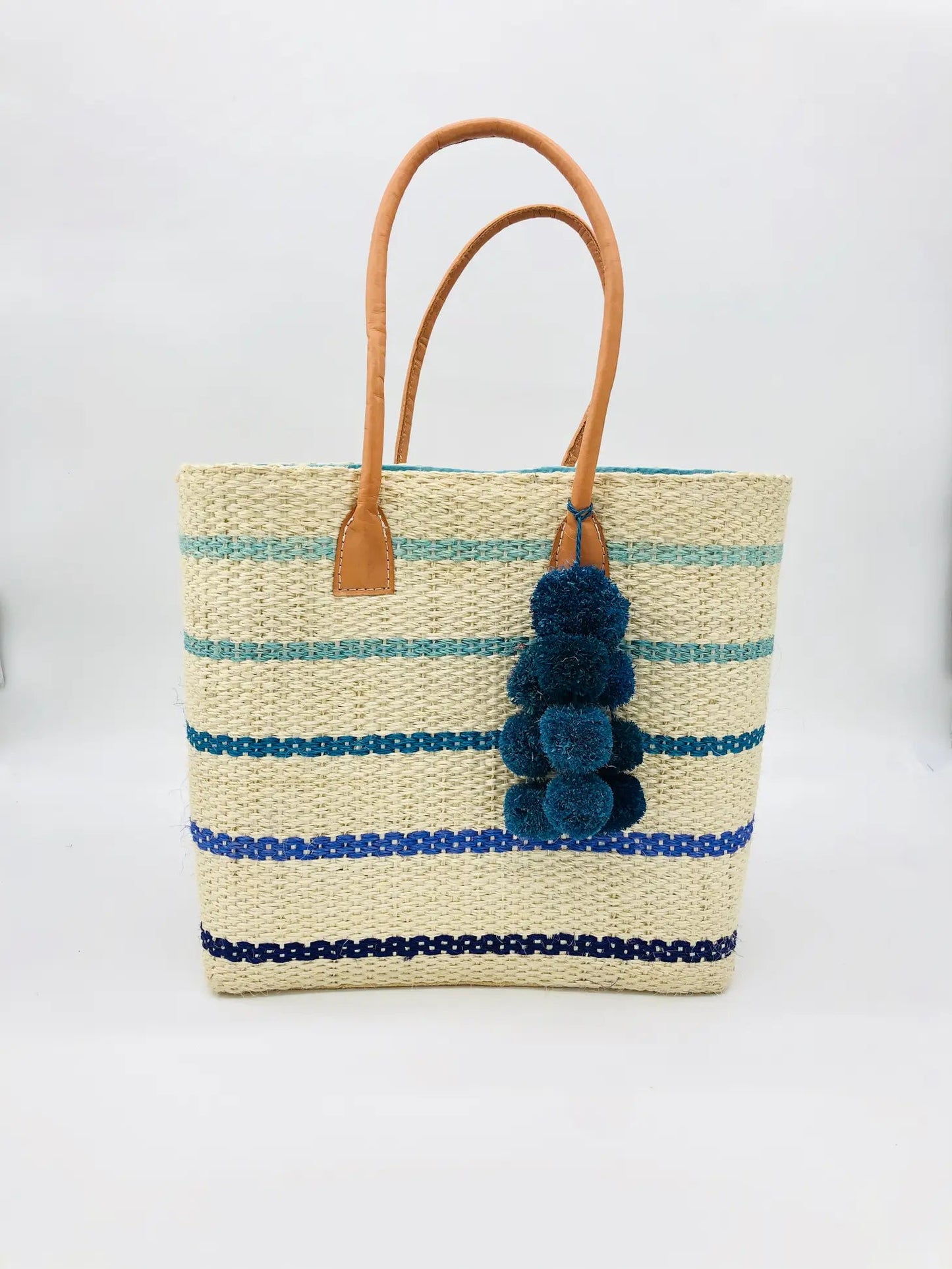 Capitola Straw Bag Basket - The Riviera Towel Company