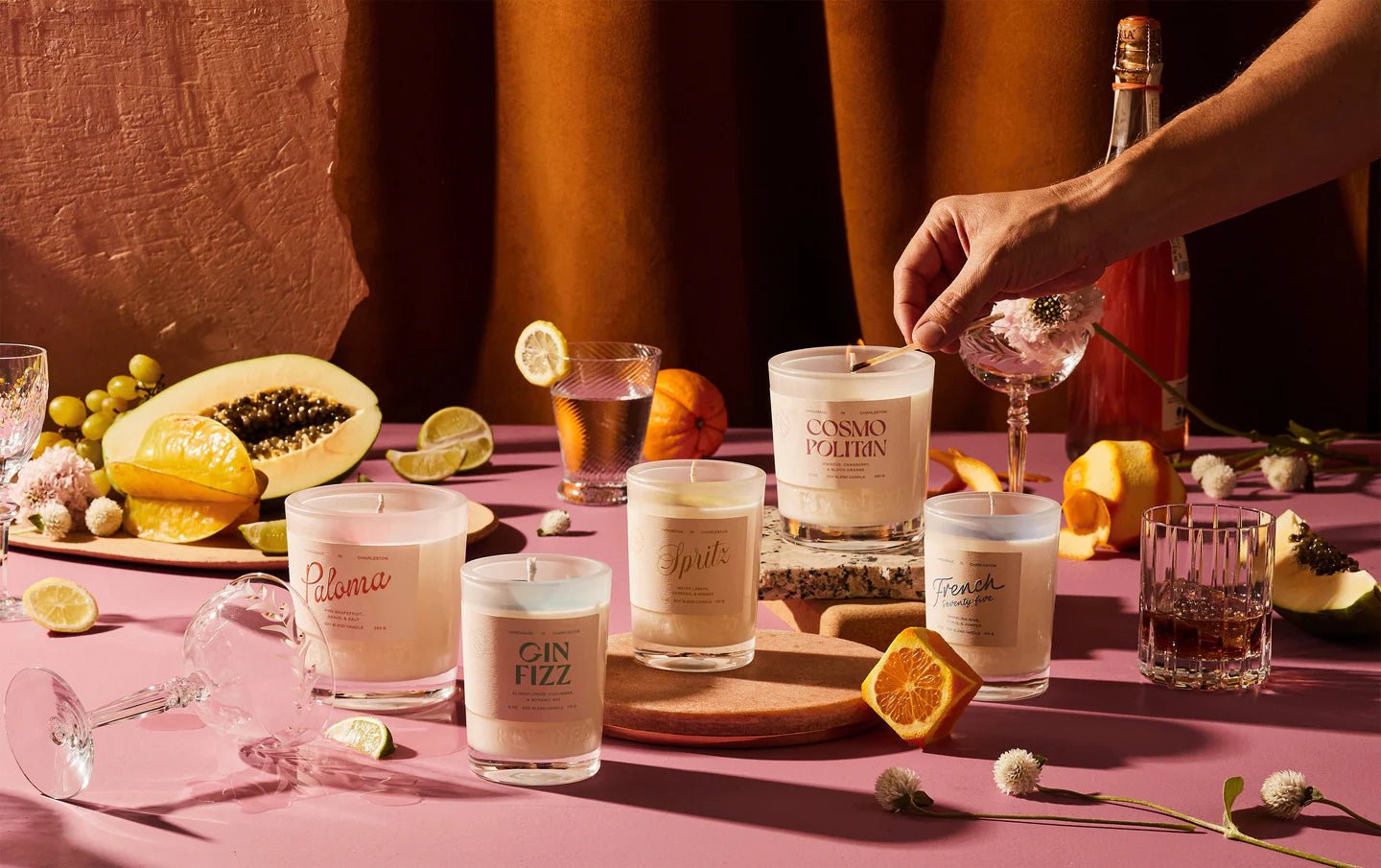 Cocktail Collection Candle - The Riviera Towel Company