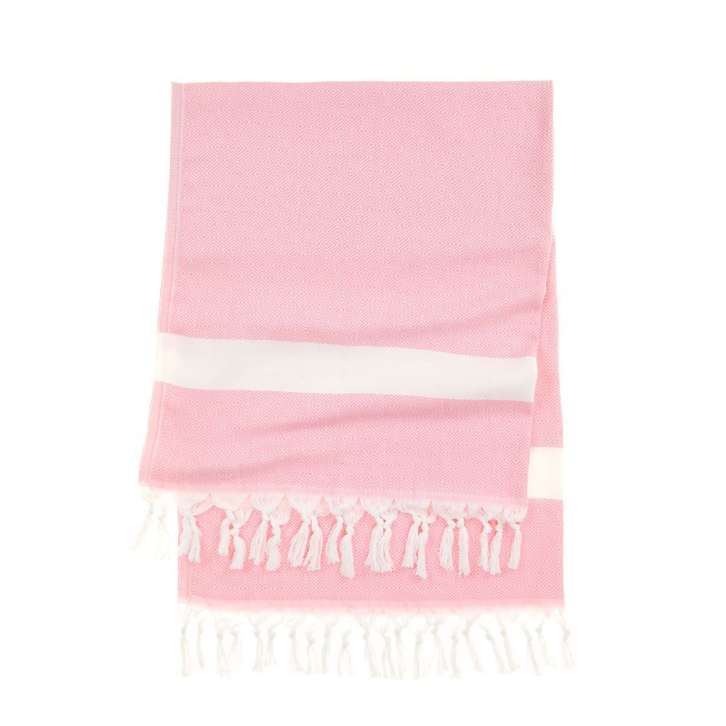 Diamond Turkish Beach Towel Soft Cotton Stylish Diamond Pattern – The  Riviera Towel Company
