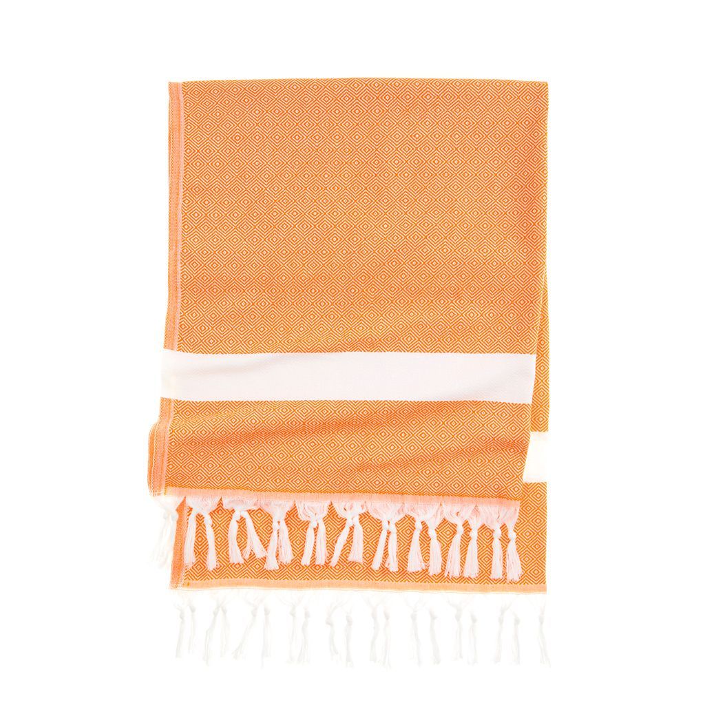 Diamond Turkish Beach Towel Soft Cotton Stylish Diamond Pattern – The  Riviera Towel Company