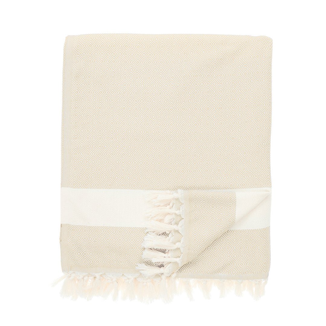 Diamond Woven Blanket - The Riviera Towel Company