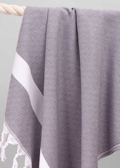 Diamond Woven Blanket - The Riviera Towel Company