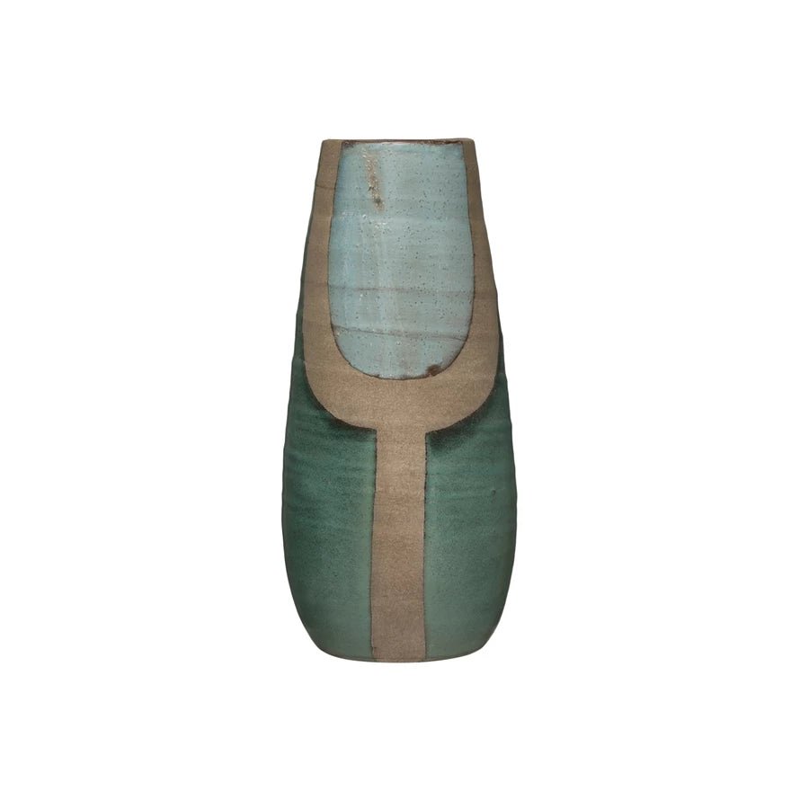 Hand-Painted Terracotta Vase - The Riviera Towel Company