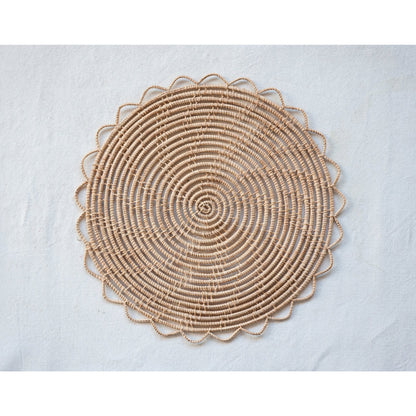 Hand-Woven Palm Placemat - The Riviera Towel Company