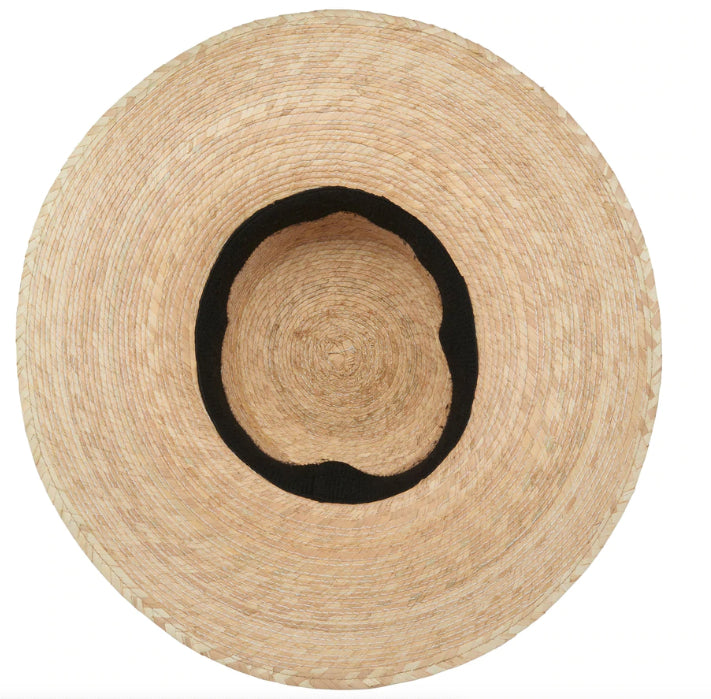 Hat - Palm Straw Boater