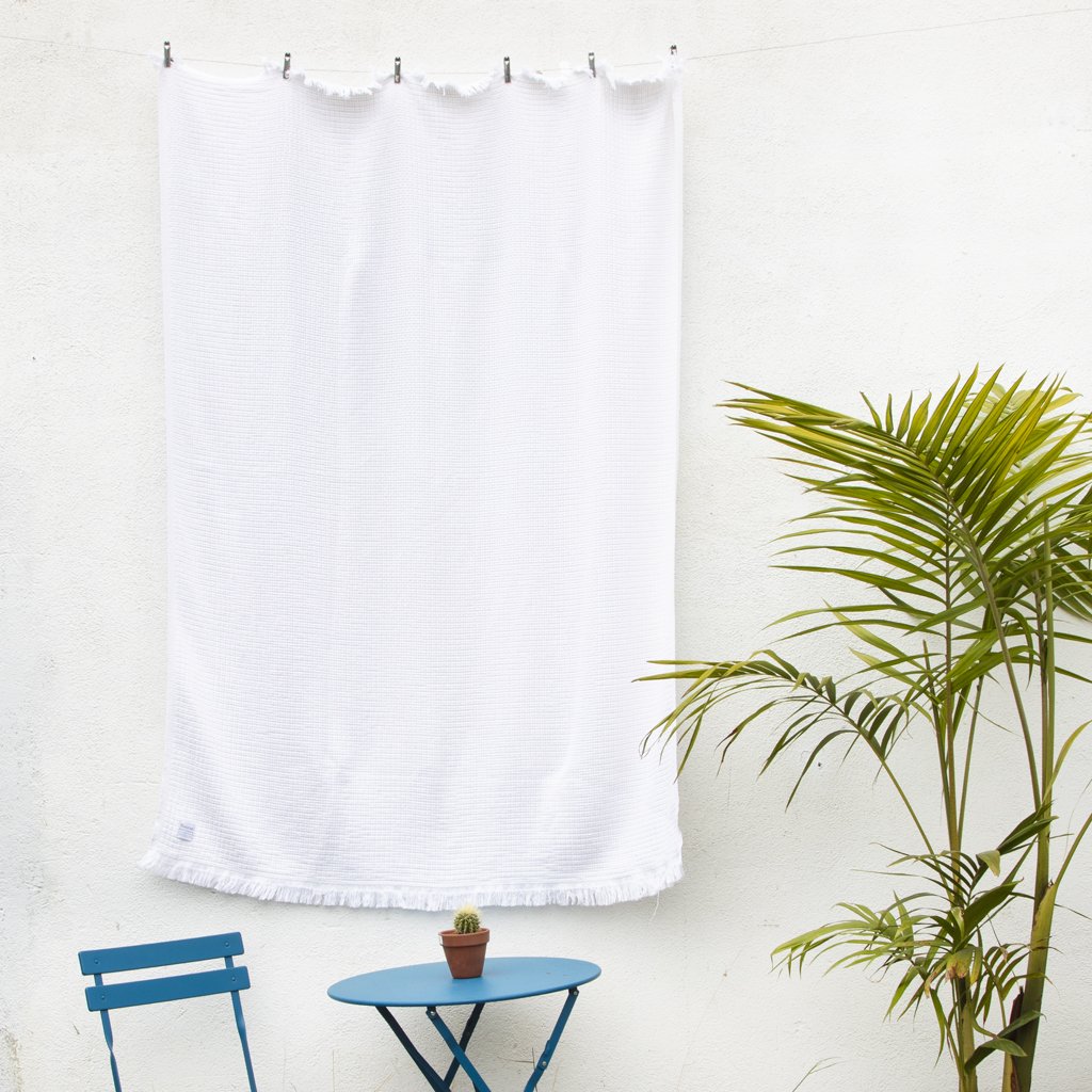 La Jolla Throw Blanket - The Riviera Towel Company