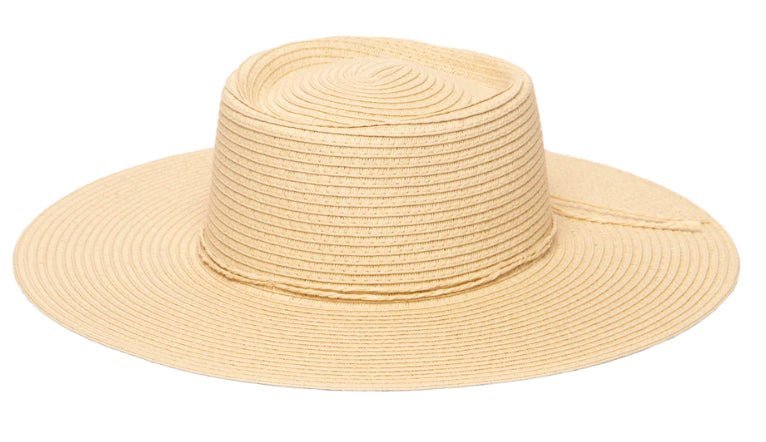 Large brim Oval Crown Boater - The Riviera Towel Company