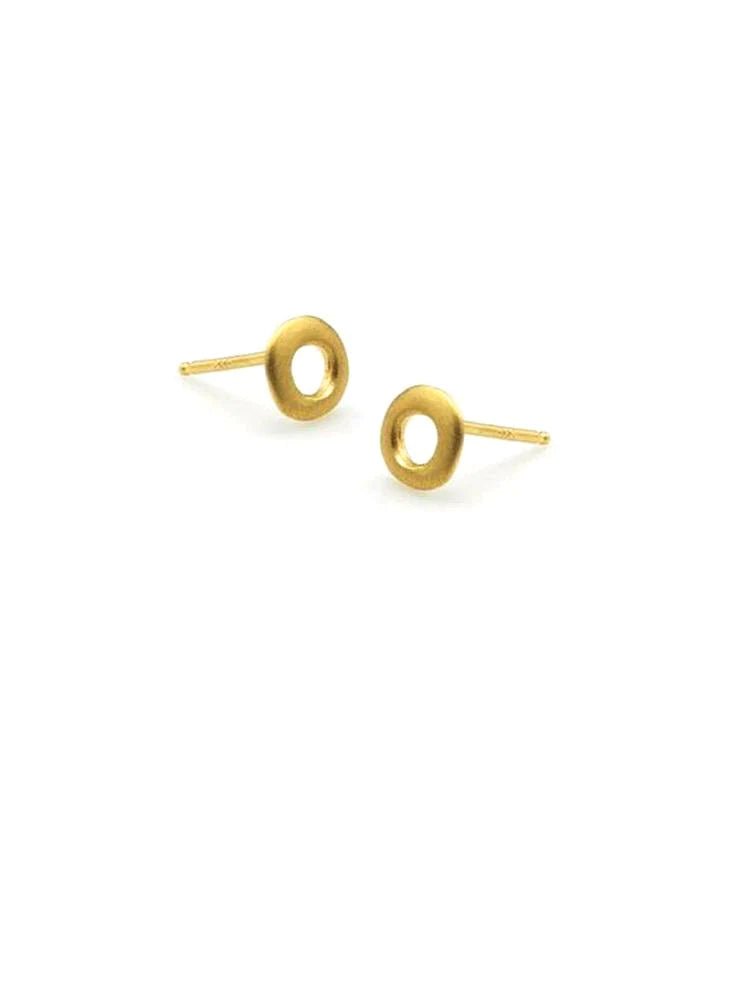 Little Open Circle Stud Earring - The Riviera Towel Company