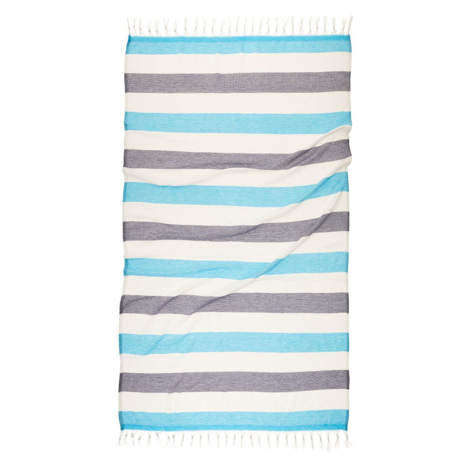 Manarola Terry Beach Towel - The Riviera Towel Company, styled
