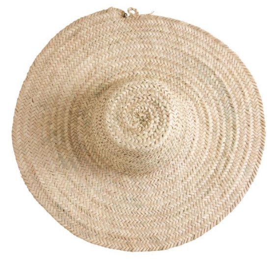 Moroccan Staw Hat - The Riviera Towel Company