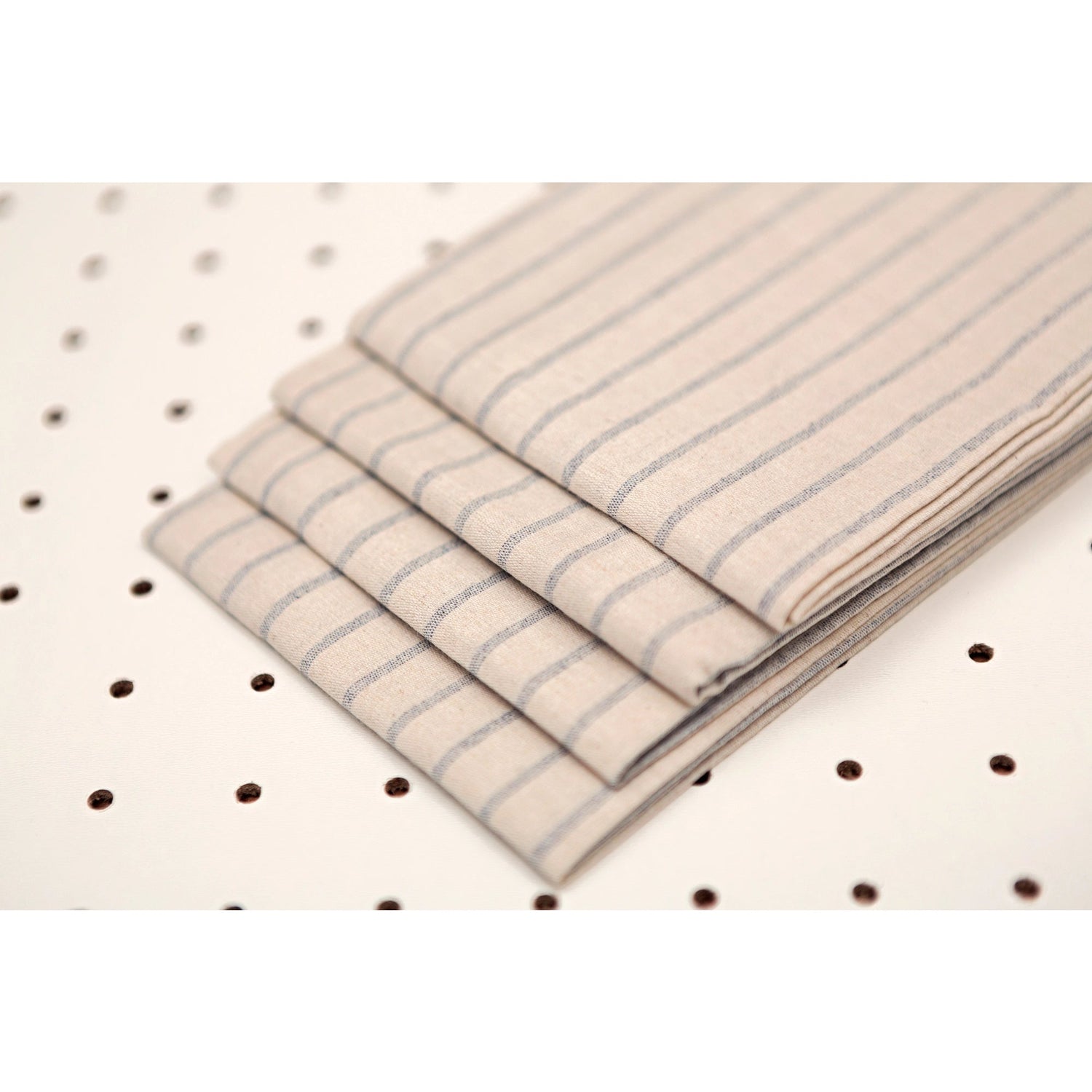 Natural Striped Cotton Napkin - Set of 4 - The Riviera Towel Company