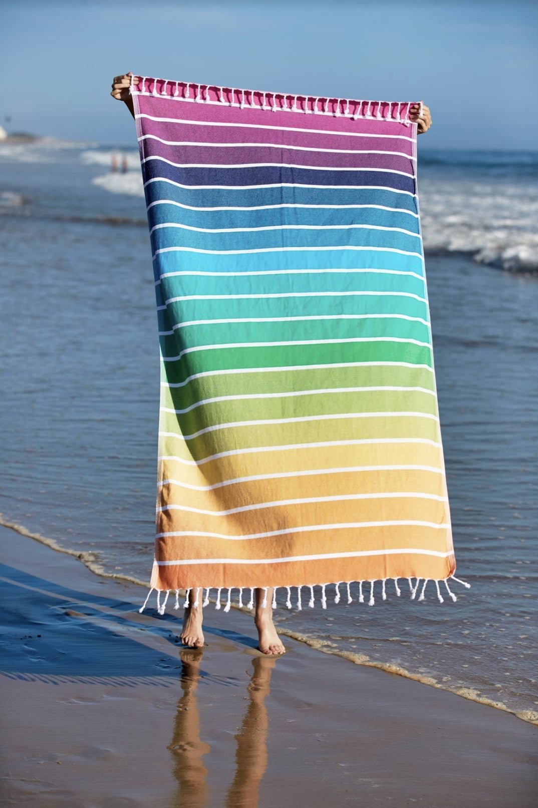Neapolitan Rainbow Turkish Towel - The Riviera Towel Company