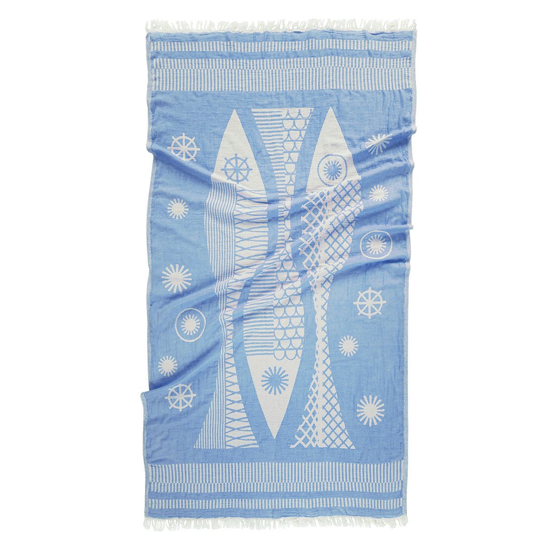 Pesce Turkish Towel - The Riviera Towel Company