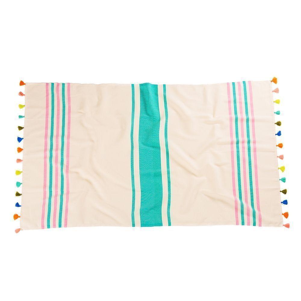 Portofino Tassel Towel - The Riviera Towel Company