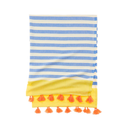 Portofino Tassel Towel - The Riviera Towel Company