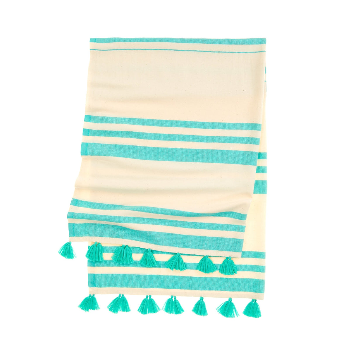 Portofino Tassel Towel - The Riviera Towel Company