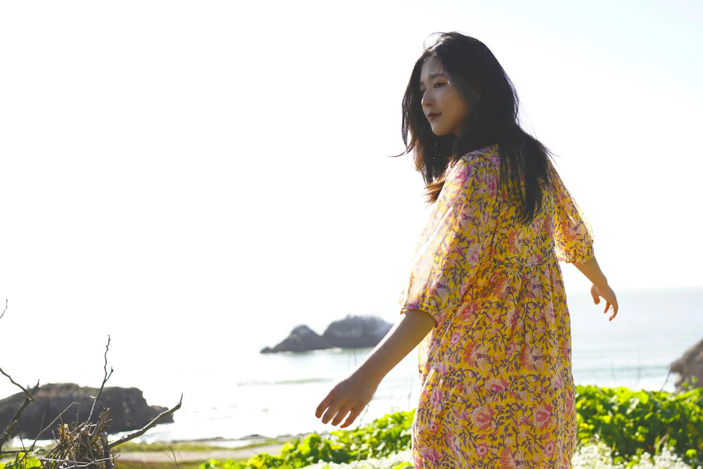 Rumi Block Printed Dress